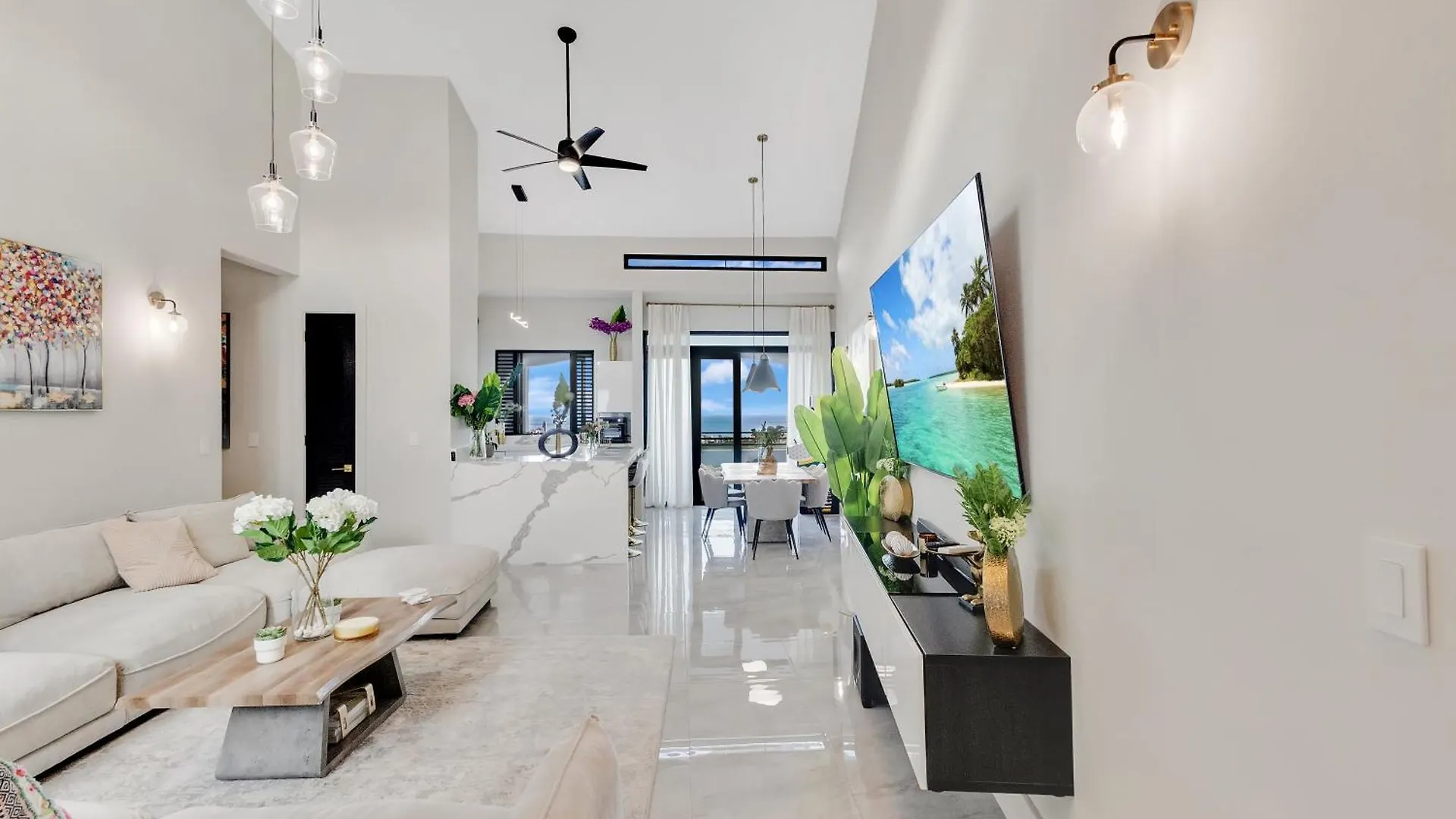 Stunning 4Br Penthouse Ocean & Golf Views Wyndham Residence Carmelita 0*,  Portoriko